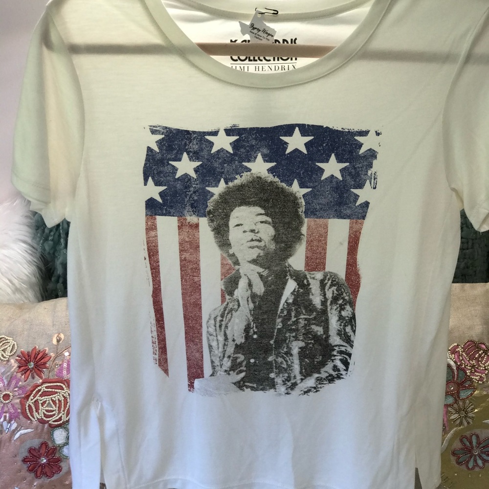 LAST ONE Jimi Hendrix Graphic Tee Sz XS - Picture 2 of 3